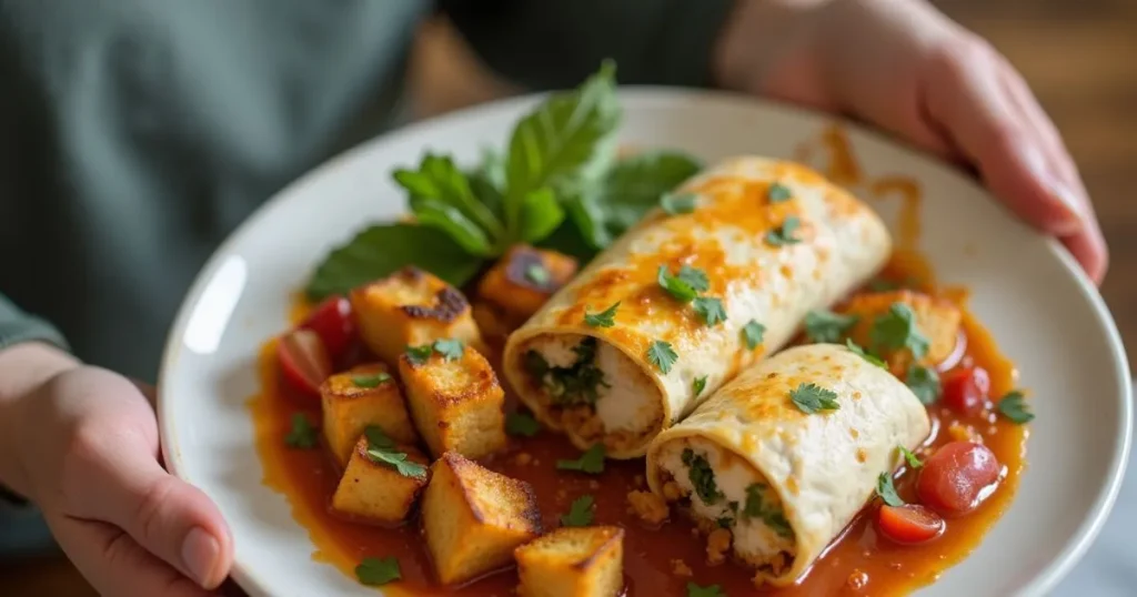 Quick Chicken Breakfast Burrito Recipe